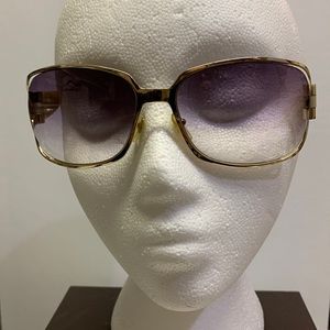 Yves Saint Laurent YSL  gold trim sunglasses